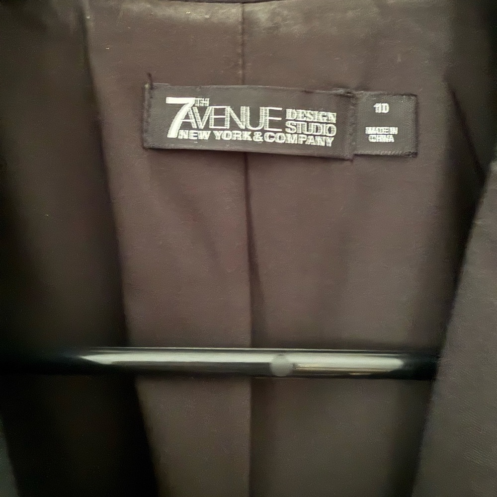 New York & Company 7th Avenue Black Blazer